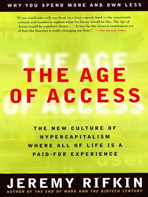 cover image of The Age of Access